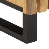 2 Piece Bathroom Furniture Set Solid Wood Rough Mango 3217088