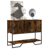 Console Table Smoked Oak 100x35x74.5 cm Engineered Wood 848536