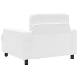 Armchair White Fabric 42043464