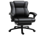 Executive Office Chair for Home, PU Leather Computer Chair, Swivel Desk Chair with Footrest, Wheels, T3398P342404