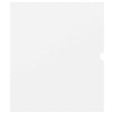 Sink Cabinet with Built-in Basin White Engineered Wood 3071648