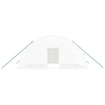 Greenhouse with Steel Frame White 24 m² 6x4x2.85 m 3188116