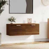 Wall Cabinet Brown Oak 100x36.5x35 cm Engineered Wood 817611
