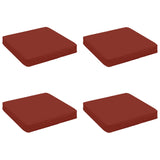 4-Piece Seat Cushions VUGHT 4 pcs 100% Polyester Red 946275