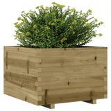 Garden Planter 70x70x49.5 cm Impregnated Wood Pine 847367
