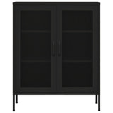 Storage Cabinet Black 80x35x101.5 cm Steel 336178