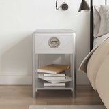 Aviator End Table with 1 Drawer Vintage Aircraft Airman Style 242115