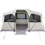 Family Tent with Roof White and Green 435 x 255 x 216 cm 4100685