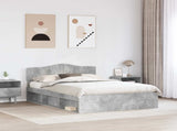 Bed Frame with Headboard Concerte 160 x 200 cm Solid Pine Wood 3412874