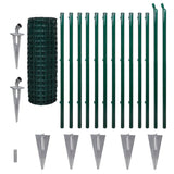 Euro Fence Steel 25x1.2 m Green 140562