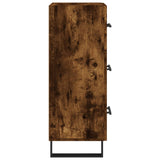 Sideboard Smoked Oak 34.5x34x90 cm Engineered Wood 828633