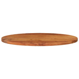 Table Top 90x40x3.8 cm Oval Solid Wood Acacia 370809