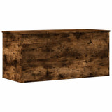 Storage Box Smoked Oak 100x42x46 cm Engineered Wood 840664
