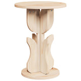 Coffee Table Natural 39.5 x 39.5 x 53.5 cm Solid pine wood 873556