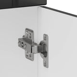 Kitchen Base Cabinet Lucca Black Engineered Wood 853708