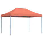 ZNTS Foldable Party Tent Pop-Up Terracotta 440x292x315 cm 4004965