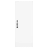 Highboard White 34.5x34x180 cm Engineered Wood 3198881