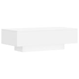 Coffee Table White 100x49.5x31 cm Engineered Wood 833889