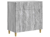 Sideboard Grey Sonoma 66 x 34.5 x 90 cm Engineered Wood 895101