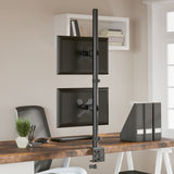 Dual Monitor Stand Black Steel VESA 75/100 mm 358000