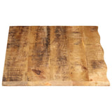 Table Top 110x60x3.8 cm Live Edge Solid Wood Rough Mango 370407