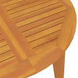 Garden Table Brown Solid Acacia wood Medium Durable 310301