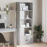 Bookcase Grey Sonoma 70x36x189 cm Engineered Wood 3295322
