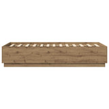 Bed Frame Artisian Oak 80 x 200 cm Engineered Wood 3429660