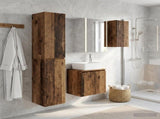 Bathroom Cabinet Set 5 pcs Old Wood Engineered Wood 3407333