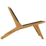 Garden Chair Natural wood Solid Teak Wood Standard Foldable 319155
