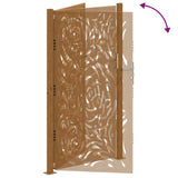 Garden Gate 100x175 cm Weathering Steel Flame Design 4100997
