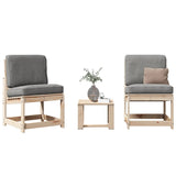 3 Piece Garden Lounge Set Solid Wood Pine 832620