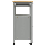 Kitchen Trolley MONZA 84x40x88.5 cm Solid Wood Pine 376107