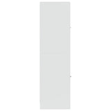 Apothecary Cabinet High Gloss White 30x41x144.5 cm Engineered Wood 855529