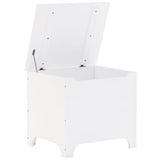 Storage Box with Lid RANA White 60x49x54 cm Solid Wood Pine 4002336