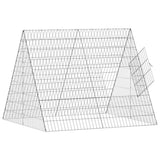 Rabbit Cage Silver 110 x 100 x 85 cm Galvanised Steel 42019228