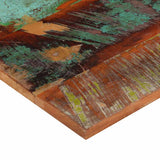 Rectangular Table Top 60x80 cm 25-27 mm Solid Reclaimed Wood 286054