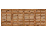 Garden Dinner Table Natural and Coffee 147 x 88.5 x 75 cm 901324