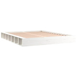 Bed Frame without Mattress White 160x200 cm Solid Wood 820667