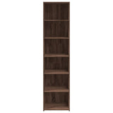 Highboard Brown Oak 45x41x185 cm Engineered Wood 3281679