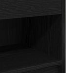 ZNTS Bedside Cabinets 2 pcs with Drawer Black 39x28x41 cm 858752