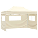 Party Tent Folding Cream 280 x410 x 315 cm Oxford Fabric 42023585