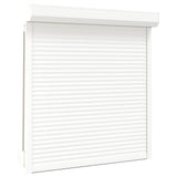 Roller Shutter White 130 x 140 cm Aluminium and Polyurethane 42047060