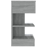 Bedside Cabinet Grey Sonoma 40x35x65 cm Engineered Wood 816043