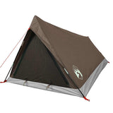 Camping Tent 2-Person Brown Waterproof 4009625