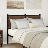 Replace Headboard Brown Oak 120 cm Engineered Wood and Steel 4007796