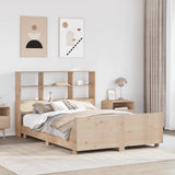 Bed Frame without Mattress 150x200 cm King Size Solid Wood Pine 3323686