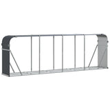 Log Holder Anthracite 300x45x100 cm Galvanised Steel 364566