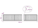 Gabion with 3.5 mm Wire and 5x5 cm Mesh 1200x30x50 cm 3462234