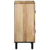 Side Cabinet 60x33x75 cm Solid Wood Mango 358238